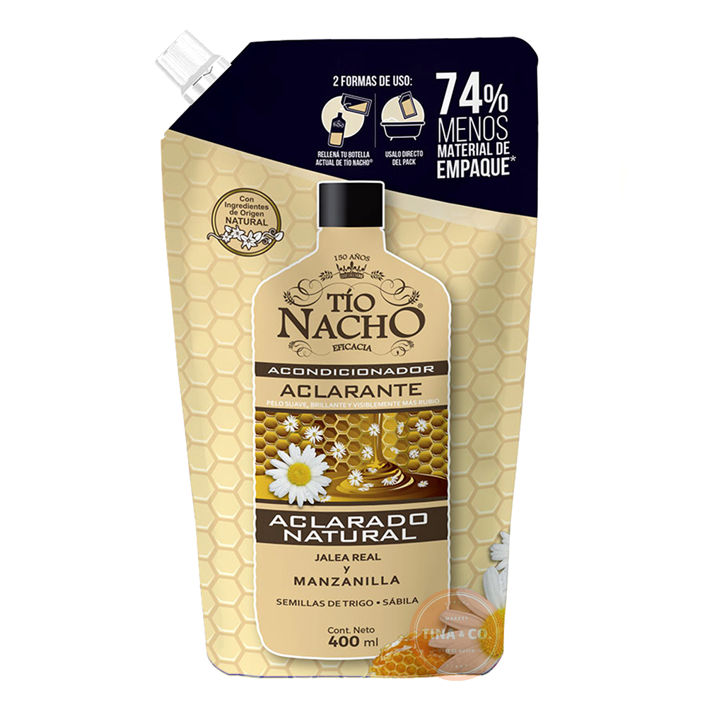 Tio Nacho Acondicionador Aclarante Jalea Real&Manzanilla - 400ml